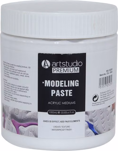 Art Studio Premium White Modelling Paste for Adults