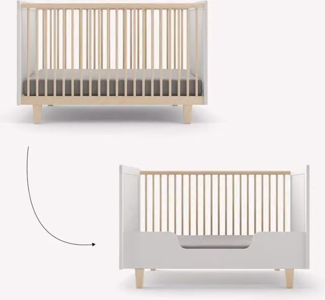 Oeuf NYC Rhea Cot Bed Conversion Kit in White