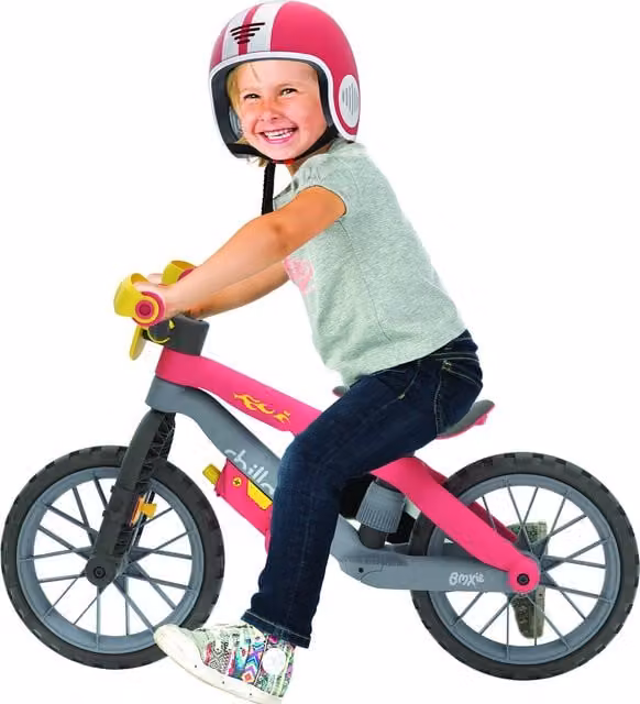 Chillafish Bmxie Moto Balance Bike in Red with Height Adjustment and Light and Sound Effects