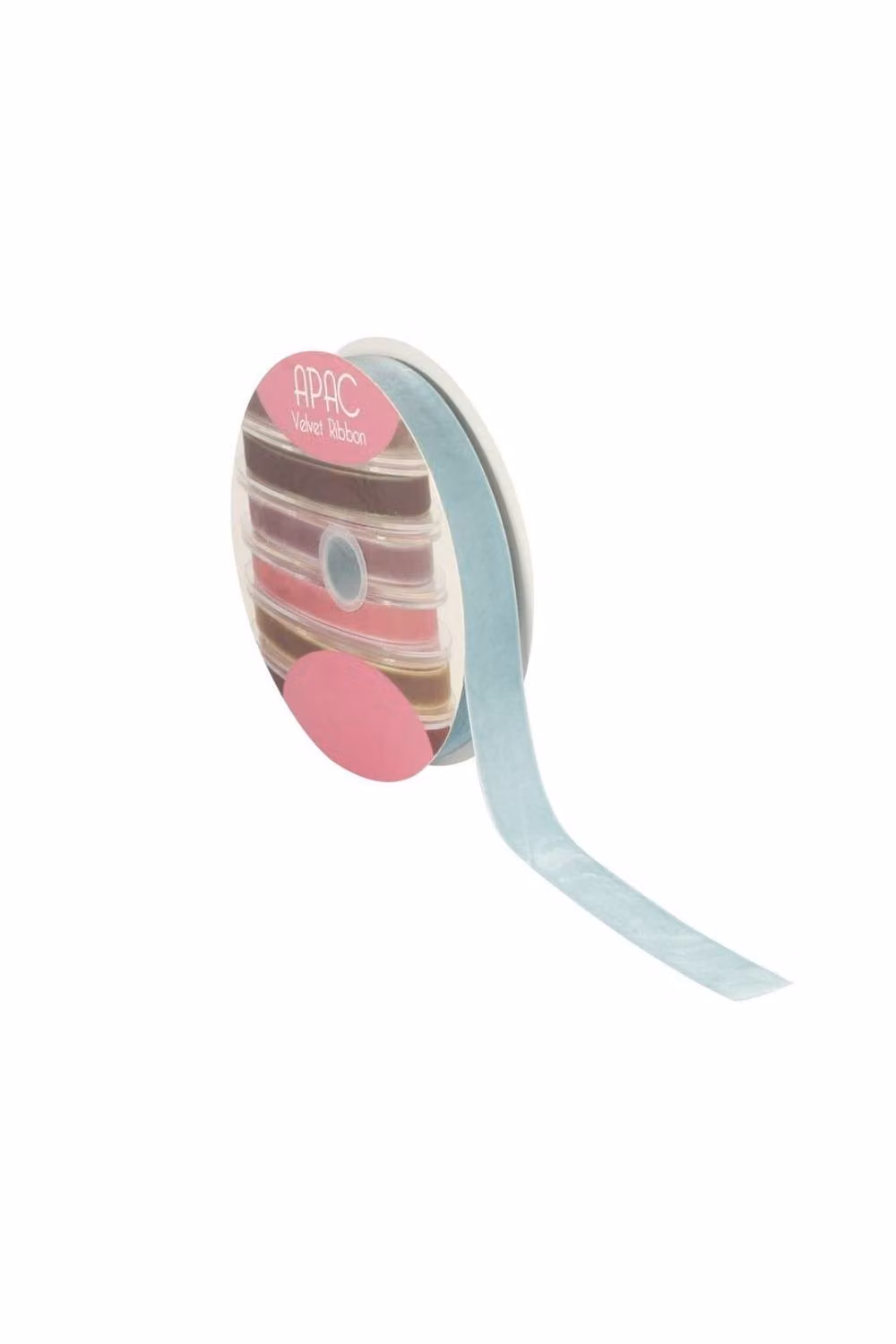 KDMD Baby Blue Velvet Ribbon, Width: 2.5 cm, Length: 20 m – 3