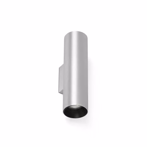 Faro Barcelona Stan Up & Down Wall Lamp in Grey Aluminium with GU10 Bulbs