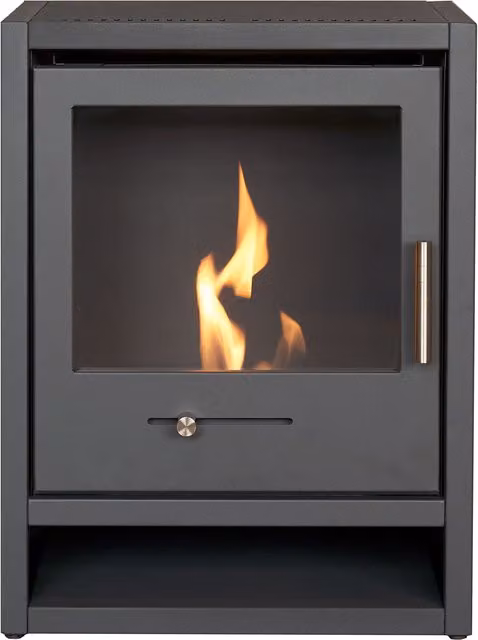 OKO S1 Bio Ethanol Stove in Anthracite and Black