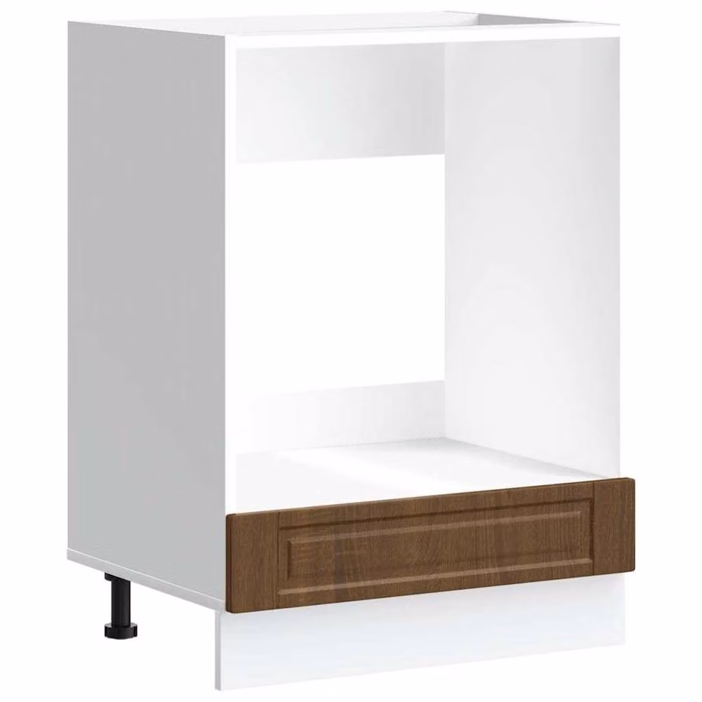 Berkfield Home Porto Brown Oak Freestanding Oven Cabinet and Appliance Housing Unit – 2