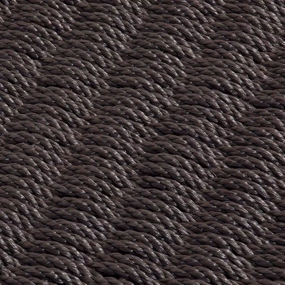 Esselle Didsbury Braided Polypropylene Small Mat in Grey, W: 45 cm, L: 75 cm – 2