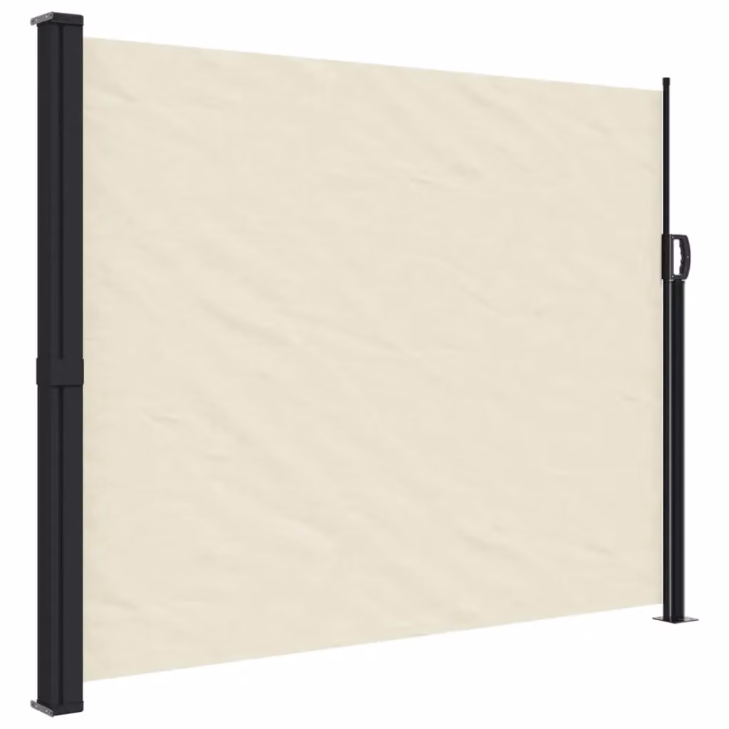 Berkfield Home Retractable Side Awning in Beige, W/H: 500 x 160 cm – 2