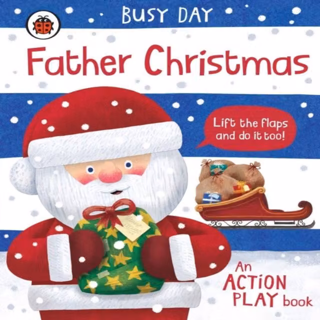 Dan Green Busy Day: Father Christmas Board Book, Multicolour