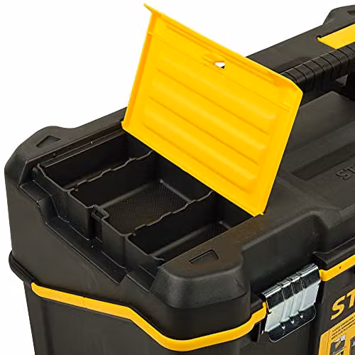 Stanley STST83397-1 Plastic Cantilever Toolbox, Grey, W: 49.1 cm, D: 34.8 cm, H: 25.0 cm – 6
