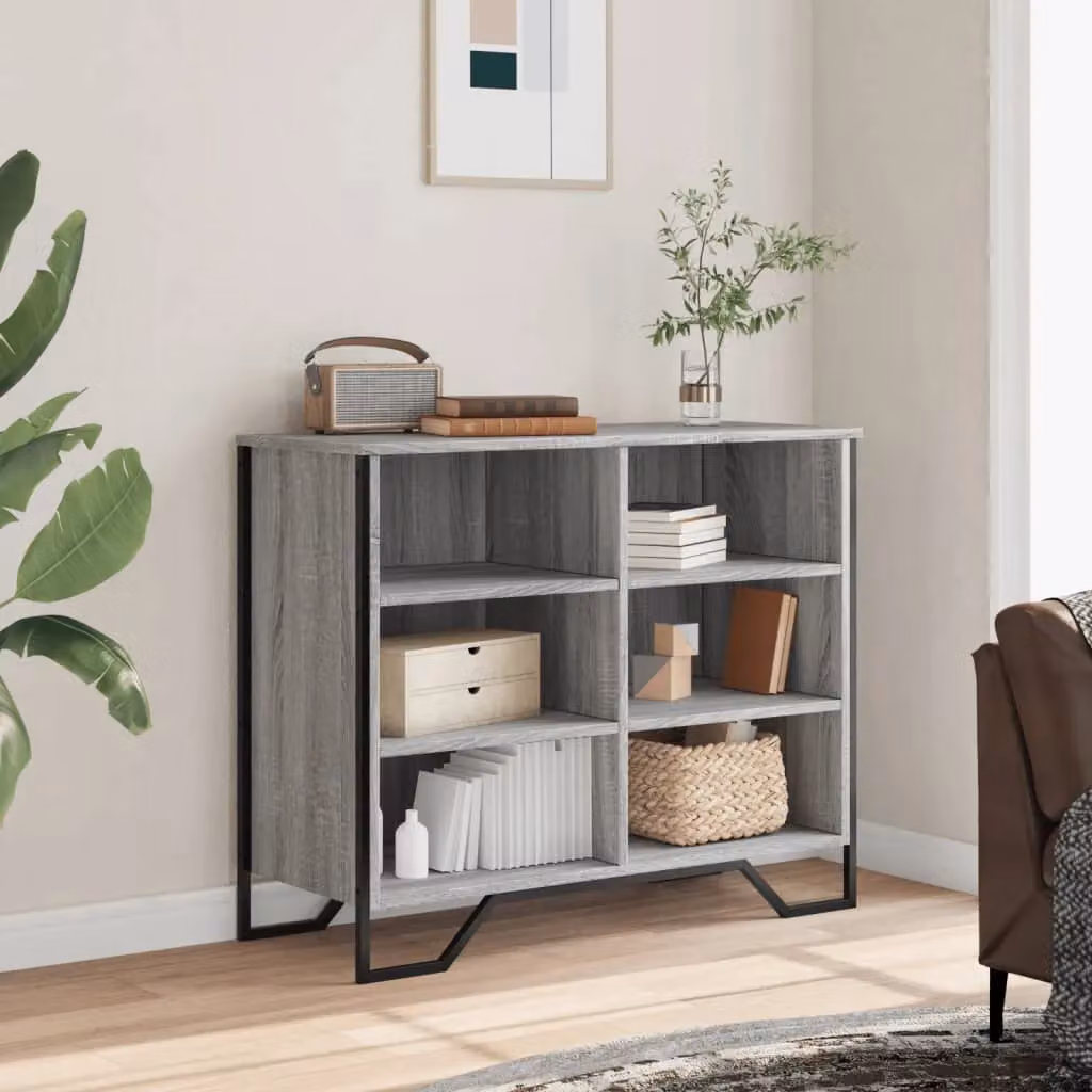 Berkfield Home Grey Sonoma Modern Sideboard, W/D/H: 91 x 35.5 x 74.5 cm – 3