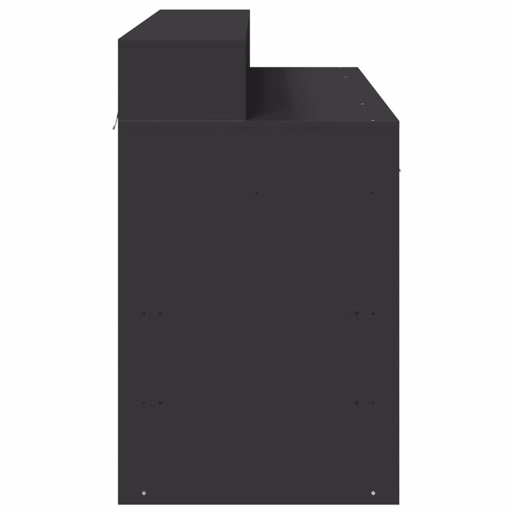 Berkfield Home Soft Desk with LED Lights in Black, W/D/H: 120 x 55 x 91 cm – 6