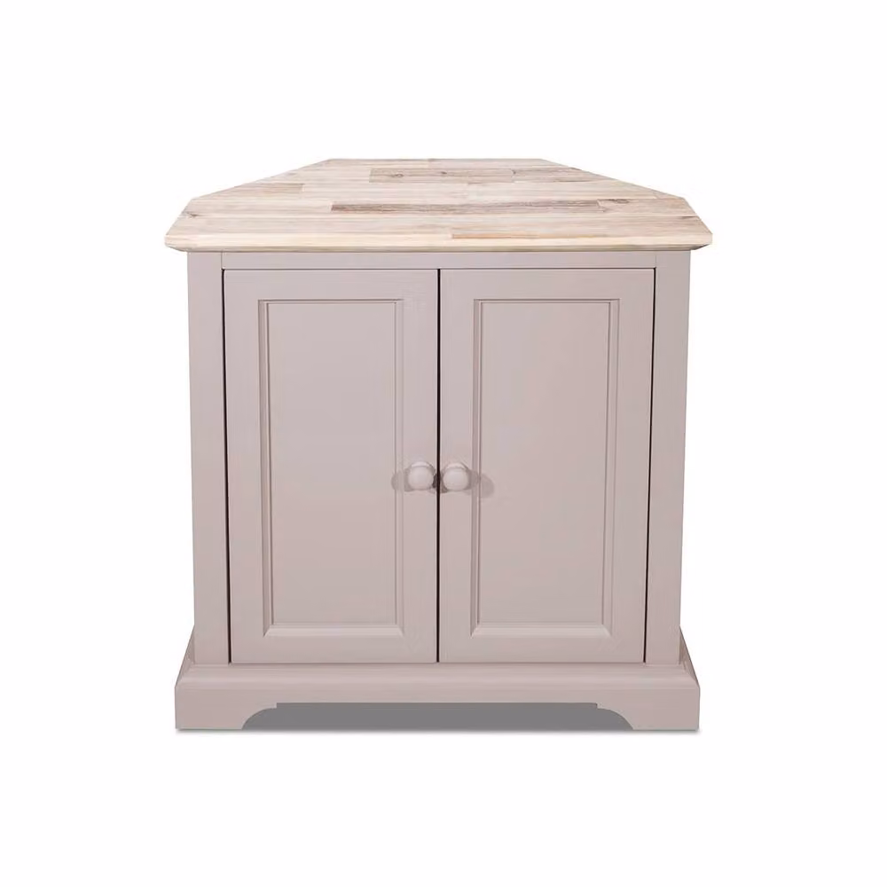 Statement Furniture Florence Corner Sideboard in Truffle, W78 x D35 x H85 cm – 2