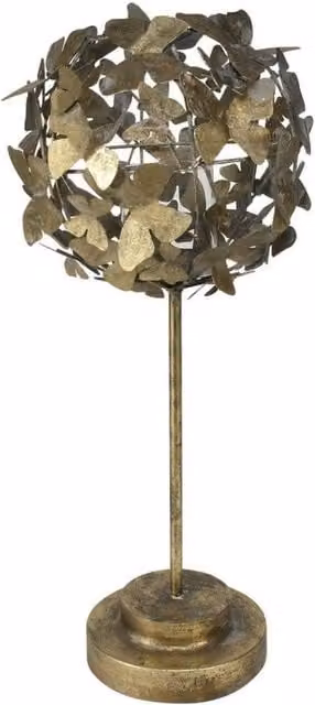 KDMD Brocante Butterfly Large Taper Candleholder in Gold – 1