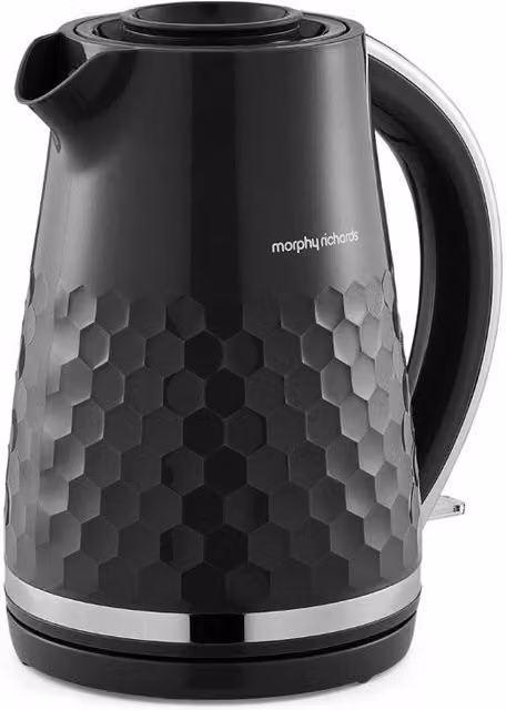 Morphy Richards Hive Jug Kettle, 1.5 l, Black, with Limescale Filter