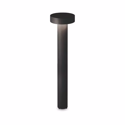 Ideal Lux Tesla 4 Light Outdoor Bollard Black IP44