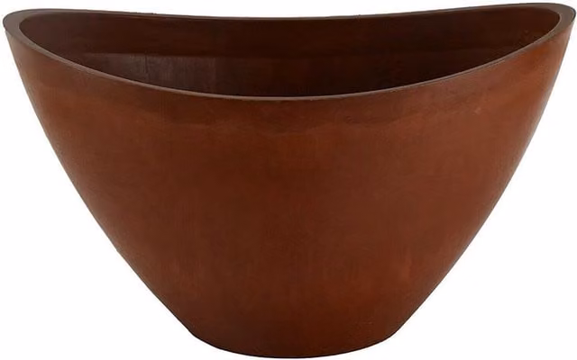 BELOFAY Brown Plastic Decorative Herb Planter Pot for Indoor Plants, Diameter: 12 cm