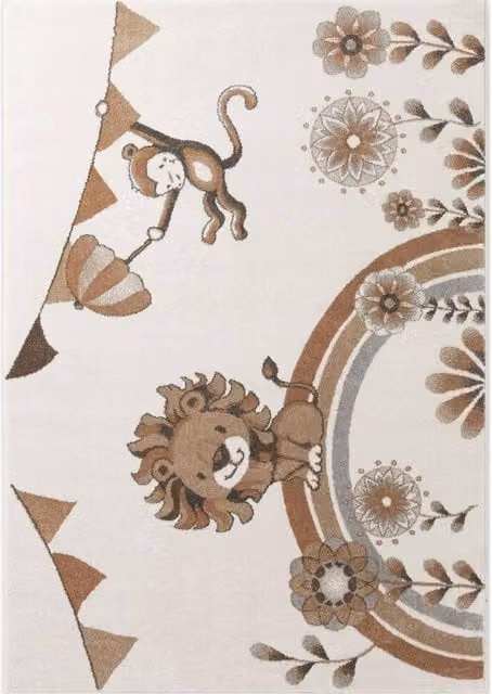 Villeroy & Boch Summer Party Boho Kids Rug in Cream and Beige, W: 120 cm, D: 170 cm – 1