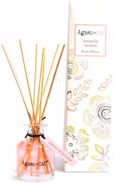KDMD Japanese Bloom Reed Diffuser, 140ml Floral Fragrance in Pink