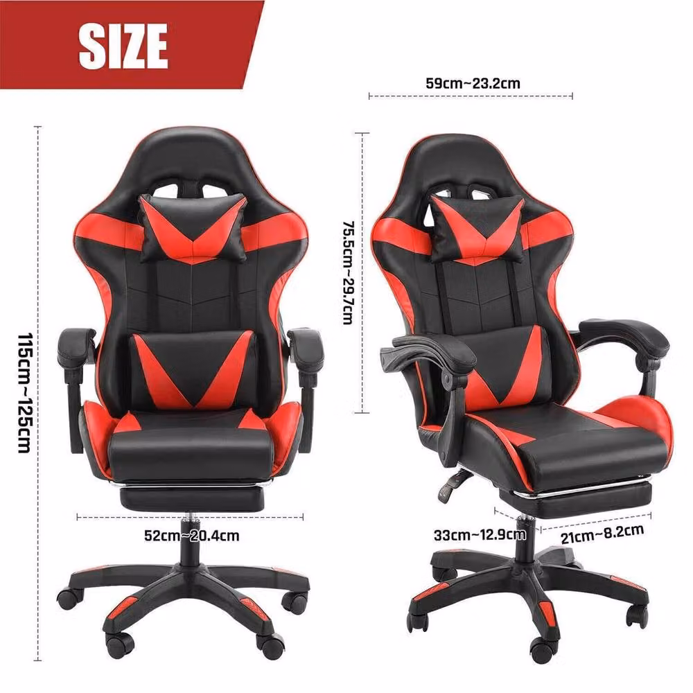 KORVIXA Luxury Executive Gaming Chair in Black and Multicolour with Headrest and Armrests – 2