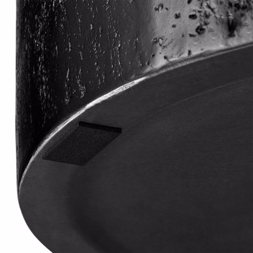 tectake Anisa Round Side Table in Black for Indoor and Outdoor Use, Diameter: 40 cm – 4