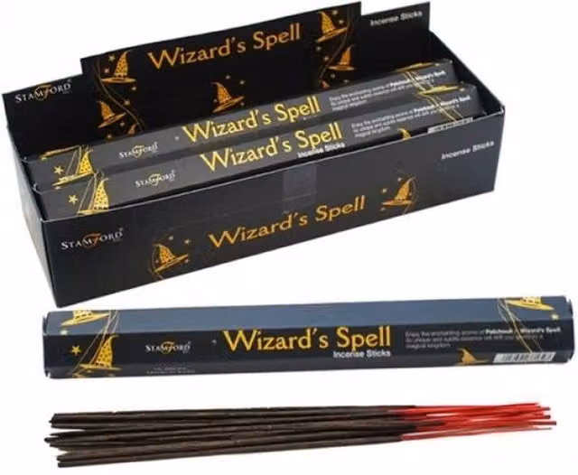 Stamford Wizard's Spell Incense Sticks for Serenity - Black