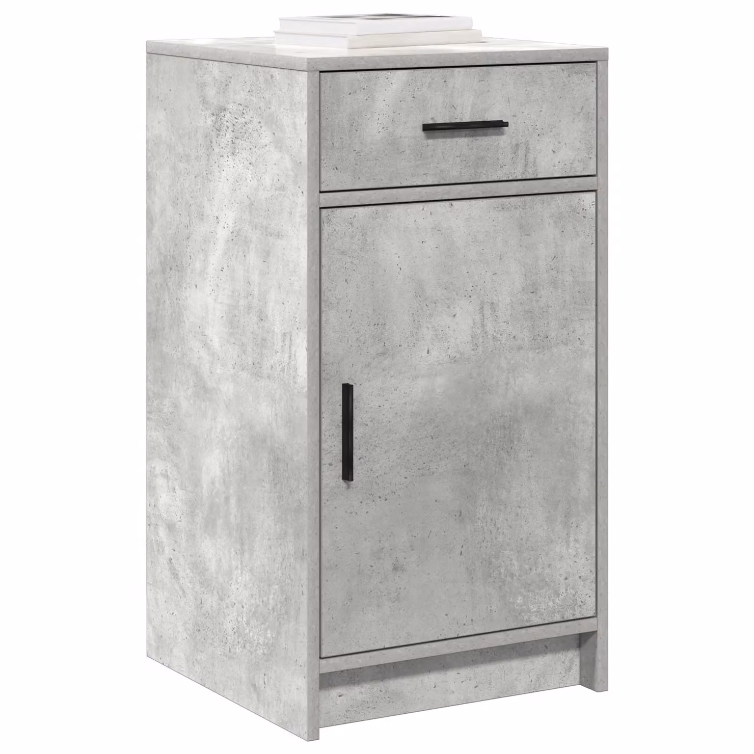 Berkfield Home Sideboard in Concrete Grey, W/D/H: 40 x 41 x 75 cm – 2