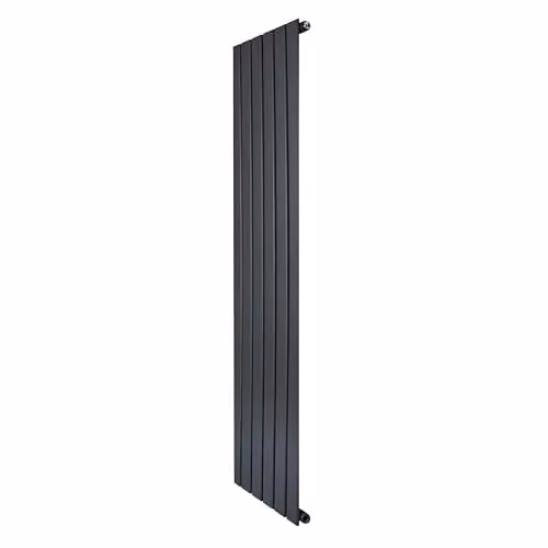Monster Shop Modern Designer Single Column Vertical Radiator in Matt Anthracite Grey, H: 160 cm x W: 42 cm