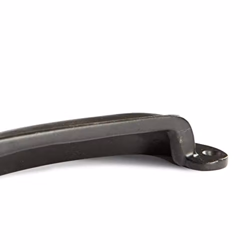 Hammer and Tongs Matt Black and Gold Iron Shell Cabinet Drawer Handles – 2