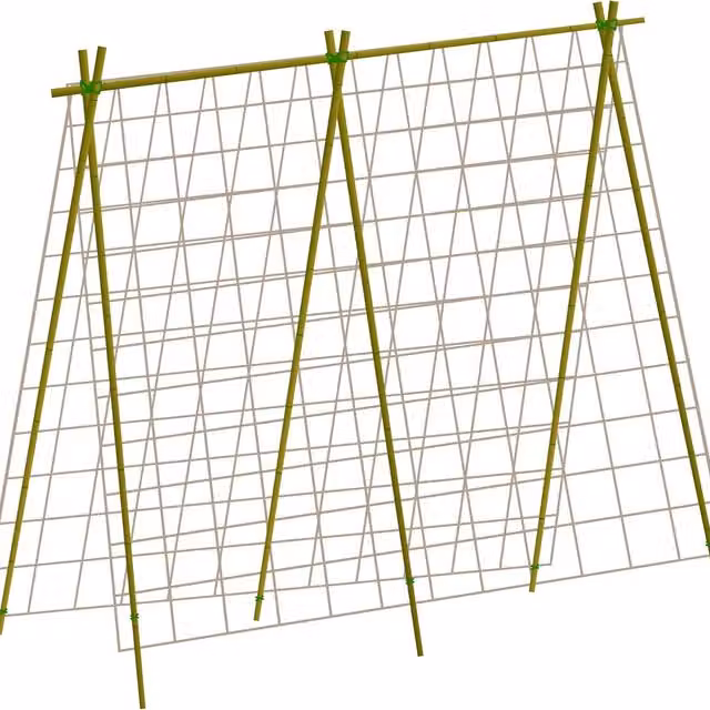 Smart Garden Brown Jute Pea and Bean Support Netting, 1.8 x 1.8 m