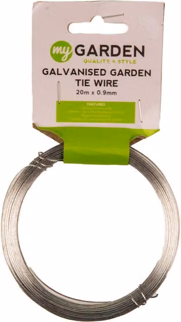 My Garden Galvanised Steel Garden Tie Wire in Silver