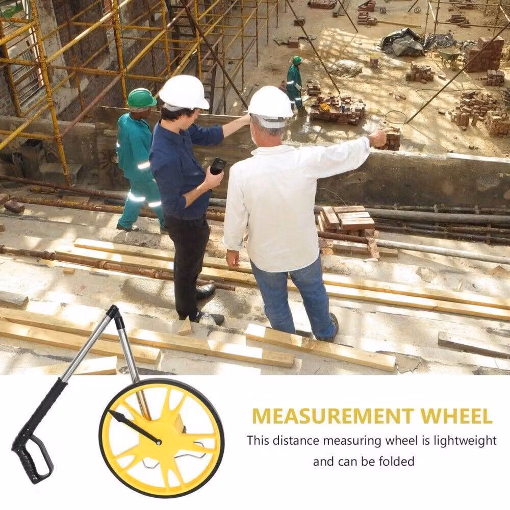 SPETLEK 10km Foldable Distance Measuring Wheel in Yellow – 3