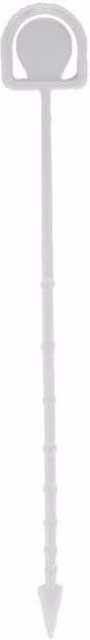 KDMD White Plastic Cardettes Place Card Holders, 2 Pack