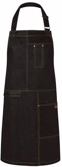 Karlowsky Urban Casual Style Bib Apron in Black – 1