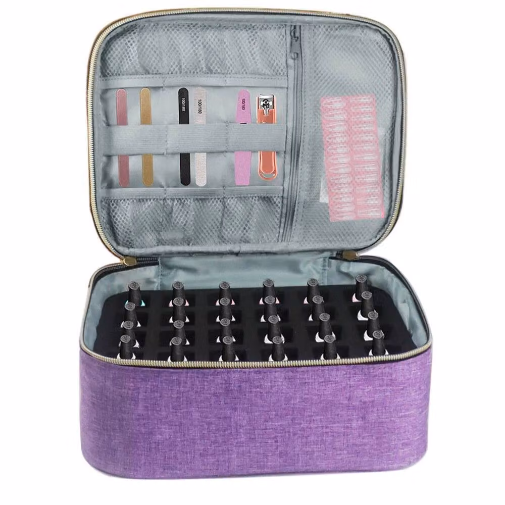 NESTLUNE Purple Nail Polish Carrying Case and Storage Bag – 3