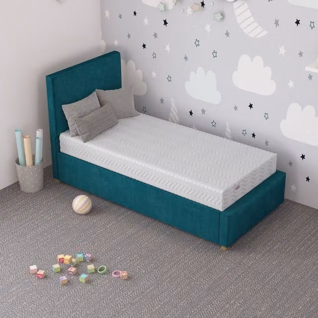 Aspire Otho Anti Allergy Kids Comfort Foam Mattress in White, W/D/H: 120 x 200 x 20 cm