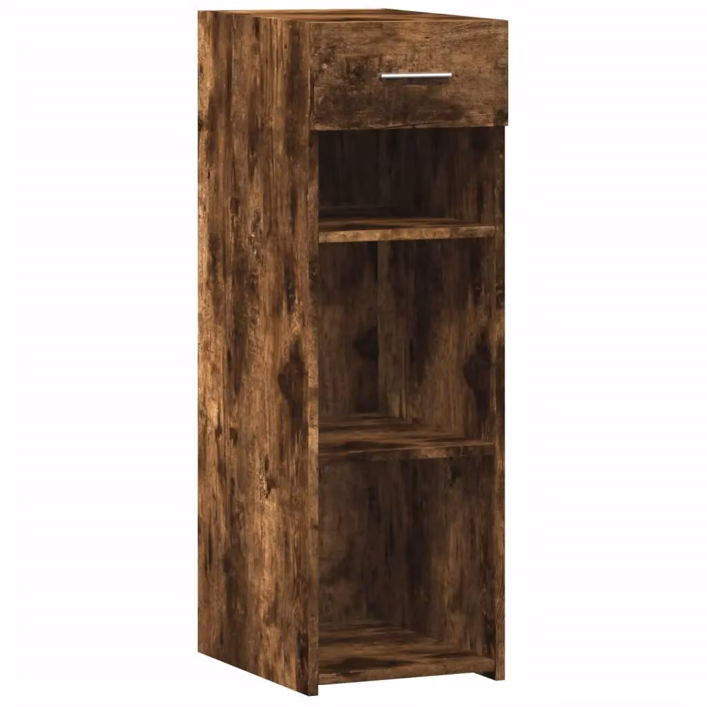 Berkfield Home Smoked Oak Sideboard in Brown, W/D/H: 30 x 42.5 x 93 cm – 2