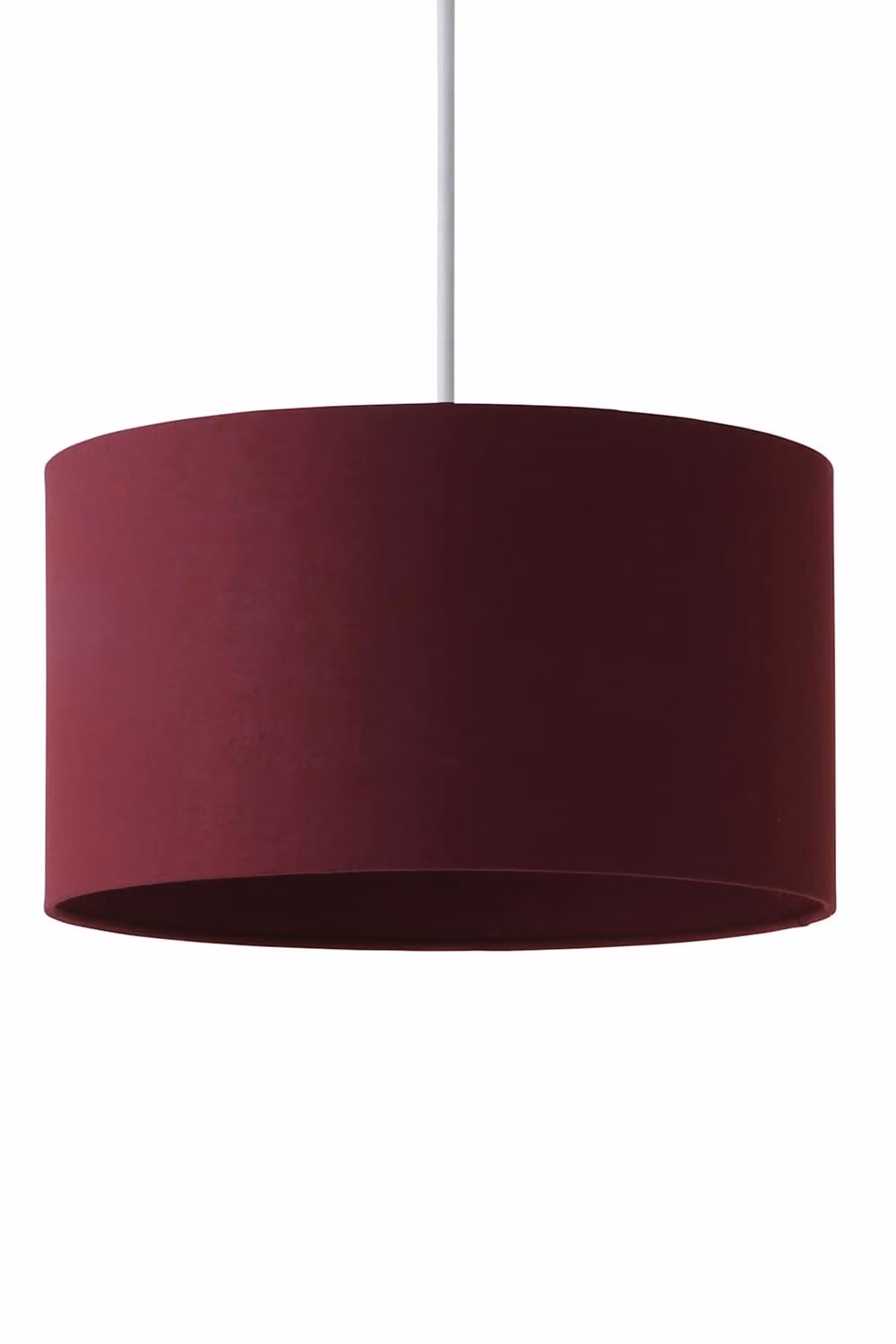 ValueLights Reni Plum Fabric Drum Ceiling Lamp Shade, Diameter: 25 cm – 3