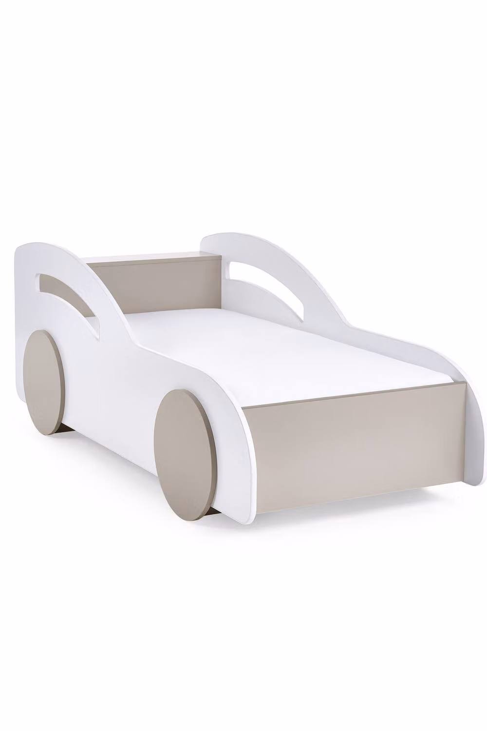 Julian Bowen Atlantis Childrens House Bed Frame with Bedside Shelf in White, W/D/H: 140 x 70 x 65 cm – 2