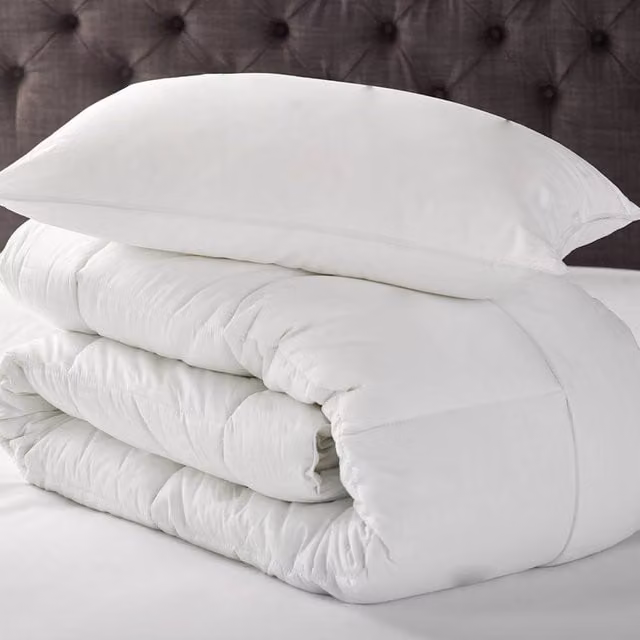 The Linen Consultancy 5 Star Hotel Concept Goose Feather and Down King Size Duvet, White, 9 Tog