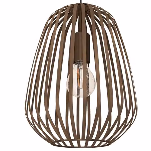 Eglo Espinal Bronze Metal Pendant Lamp for Dining Rooms and Living Rooms – 3