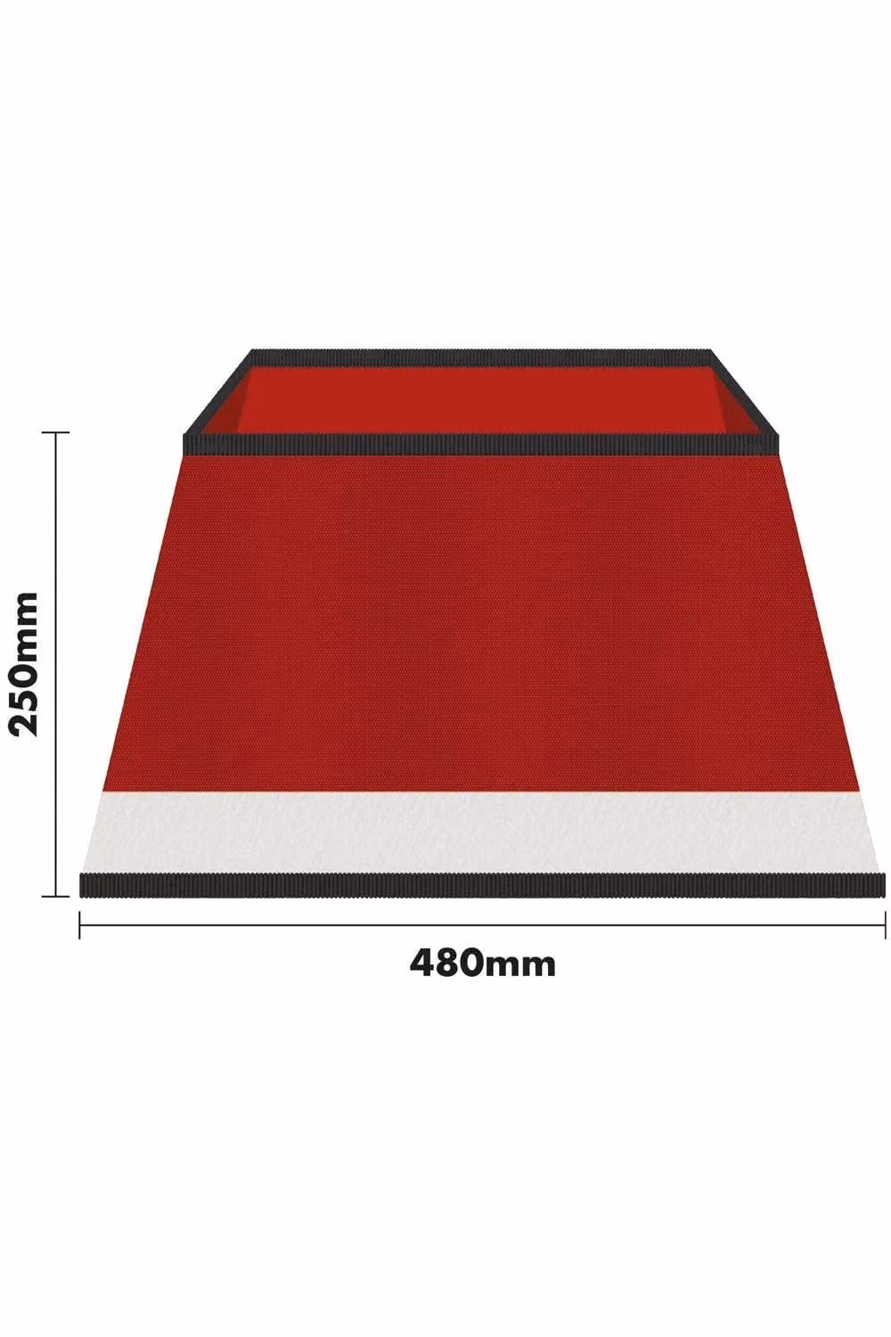 Netagon Father Christmas Style Tree Skirt in Red – 4