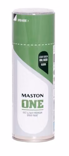 Maston Opaque Spray Paint Gloss Light Green RAL6018 400 ml