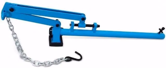 NESTLUNE 500kg Wishbone Lever Chain Hoist in Blue, W/D/H: 1000 x 400 x 400 mm – 1