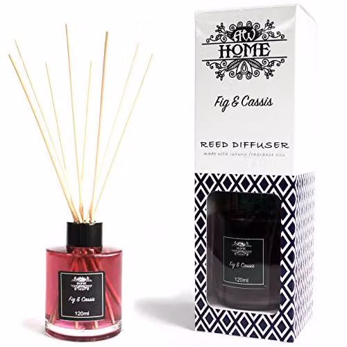 KDMD Fig and Cassis Reed Diffuser, 120ml, Red