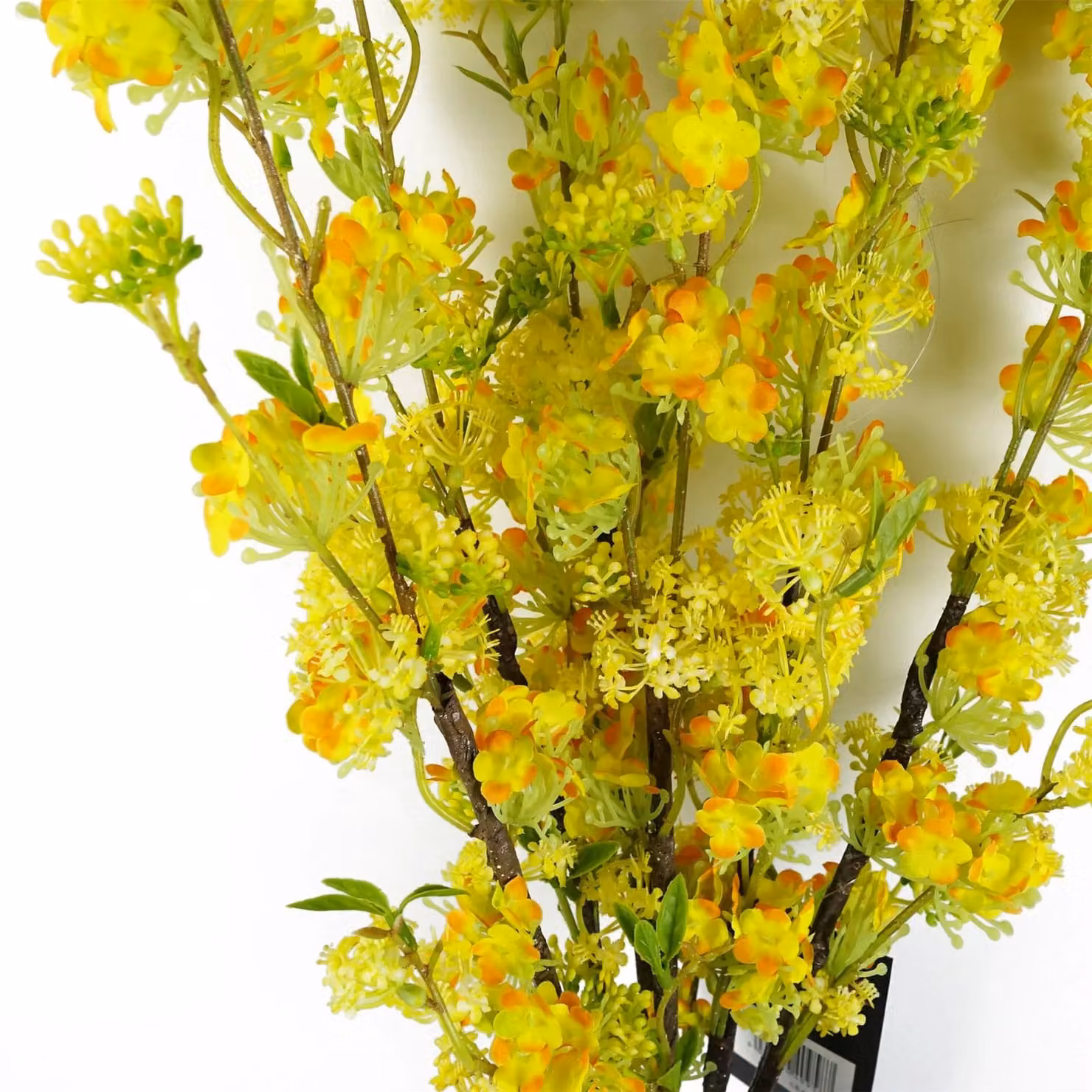 Leaf Yellow Spring Blossom Artificial Floral Spray Stem, 100 cm – 2