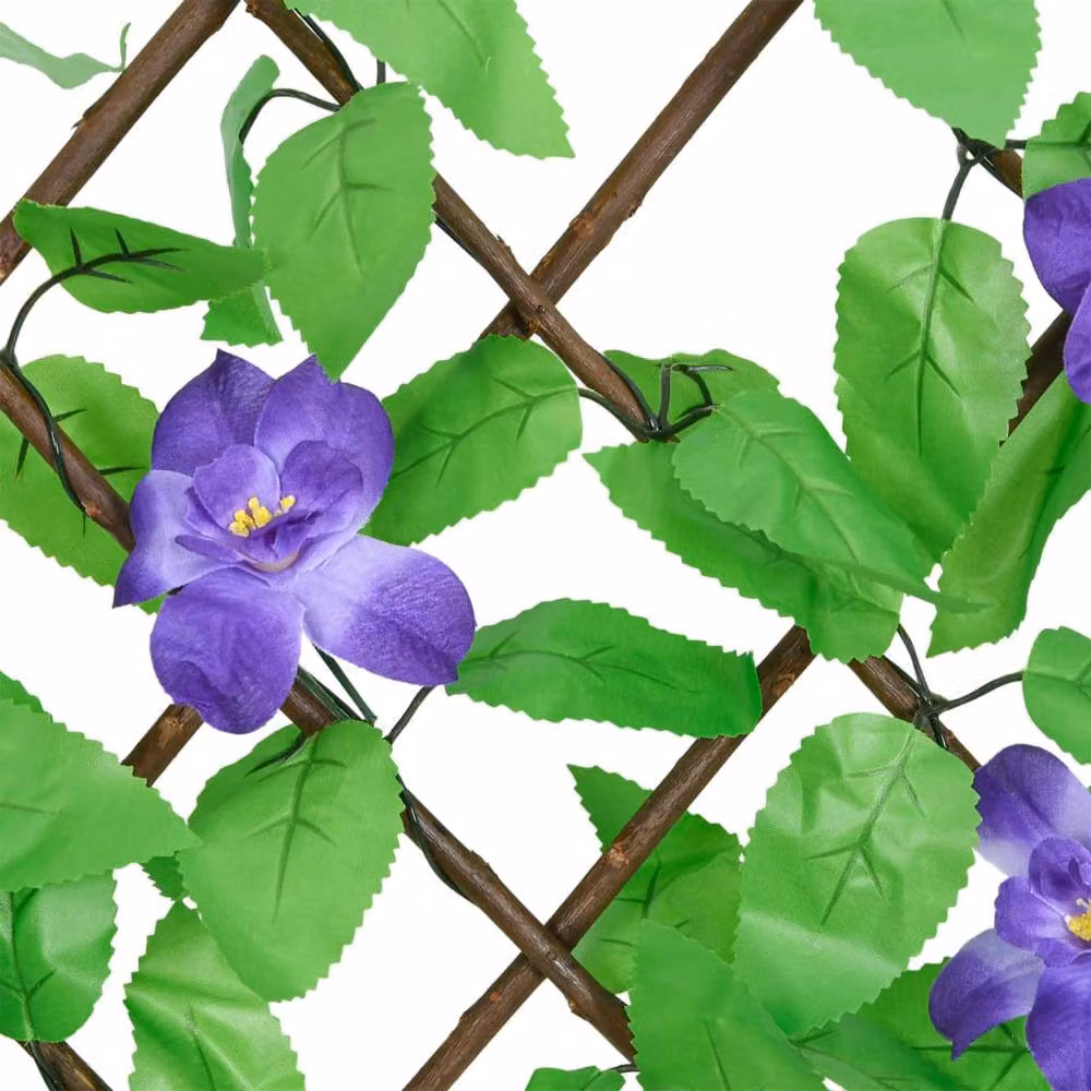 Berkfield Home Artificial Ivy Trellis Expandable Green, 5 Pieces, W: 180 cm, H: 20 cm – 4