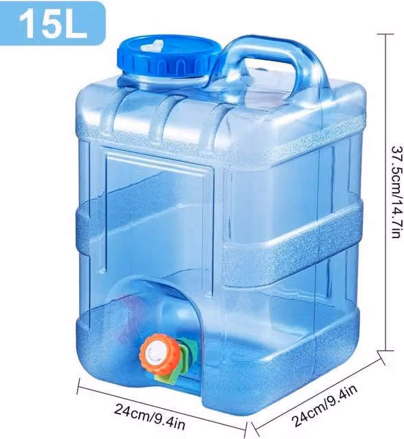SPETLEK 15L Blue Camping and Hiking Water Container with Tap – 1