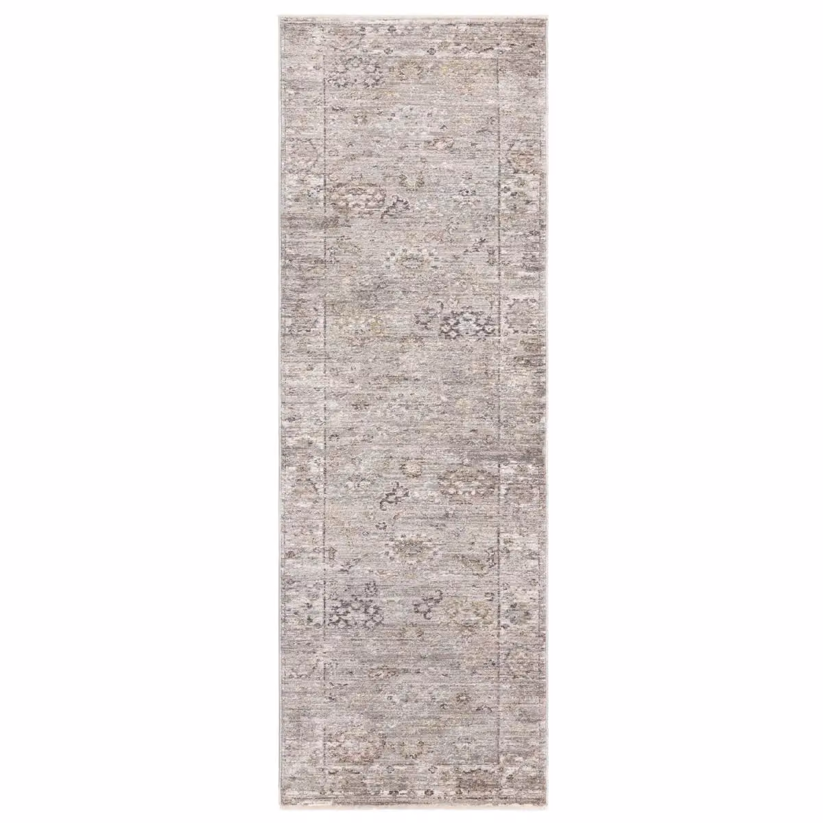 The Rug Shop UK Silver Traditional Floral Machine Woven Area Rug, W: 200 cm, L: 300 cm – 3