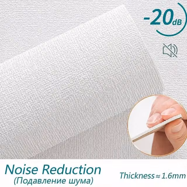 NESTLUNE Self-Adhesive Thermal Insulation Linen Roll in White, W/D/H: 100 x 15 x 15 cm