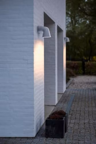 Nordlux Front Outdoor Wall Light, White Metal, GU10, IP44, Mains Operated – 2