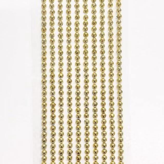Syntego 500 Metallic Gold Round Pearls