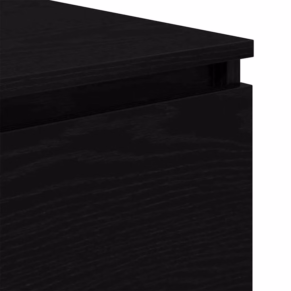 Berkfield Home Black Oak Sideboard, W/D/H: 60 x 35 x 76 cm – 5